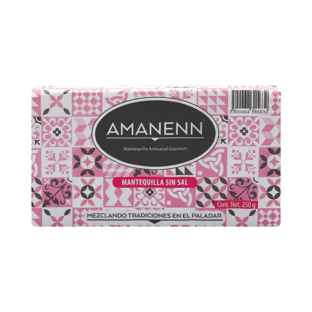 [7500464315632] Mantequilla artesanal sin sal 250gr AMANENN