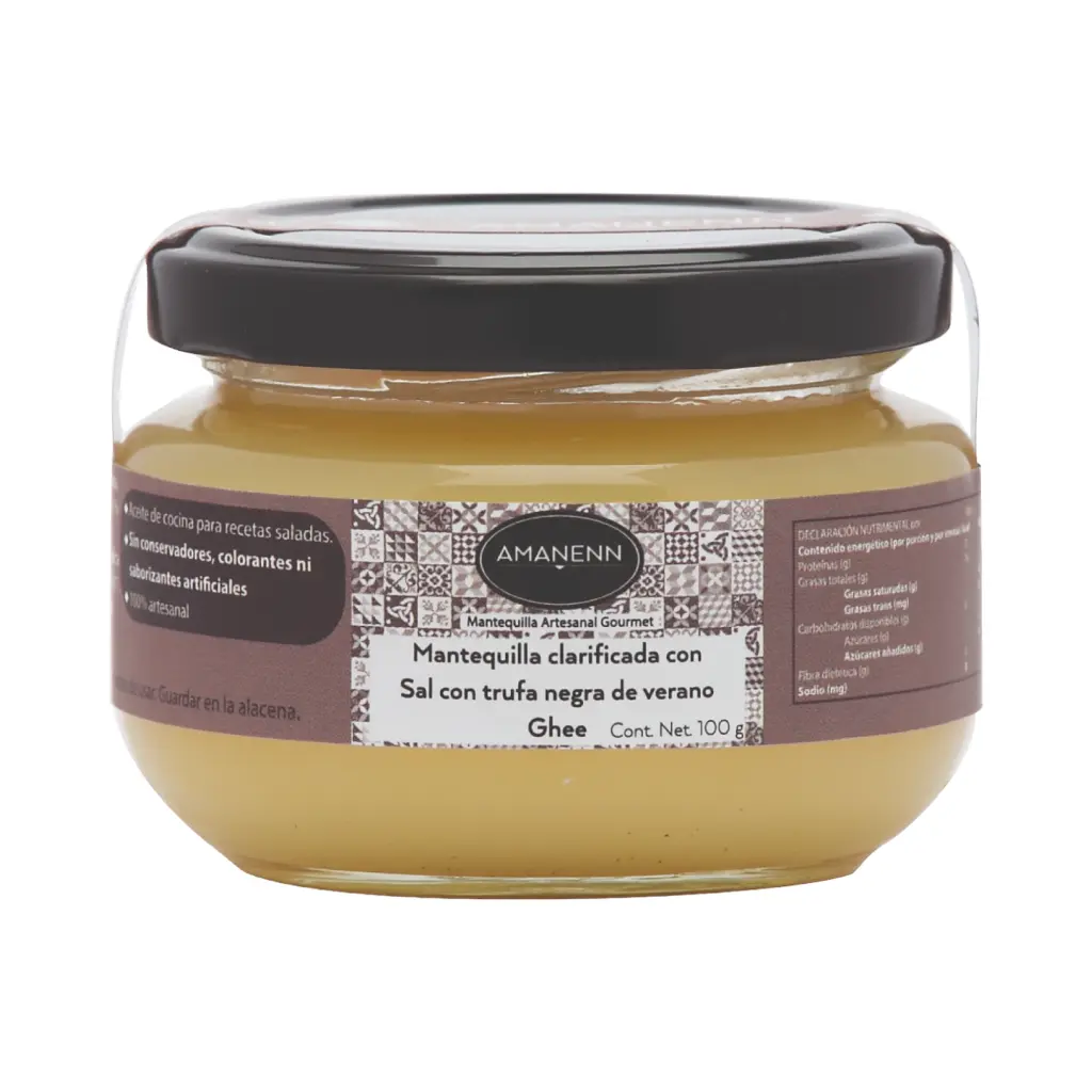 [7500464315656] Ghee con sal con trufa negra de verano 100gr AMANENN