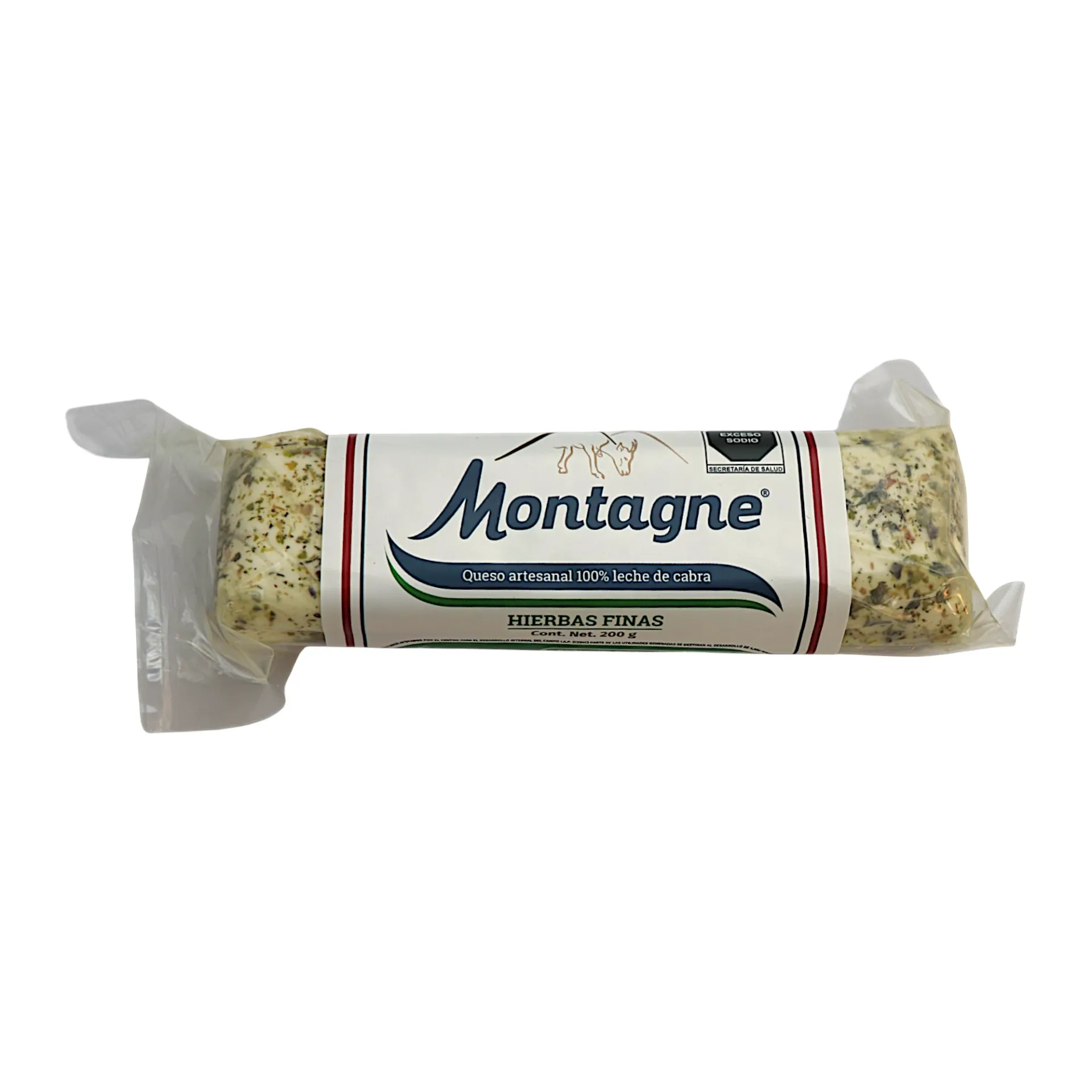 [7503024388480] Queso de cabra con hierbas finas 200gr MONTAGNE