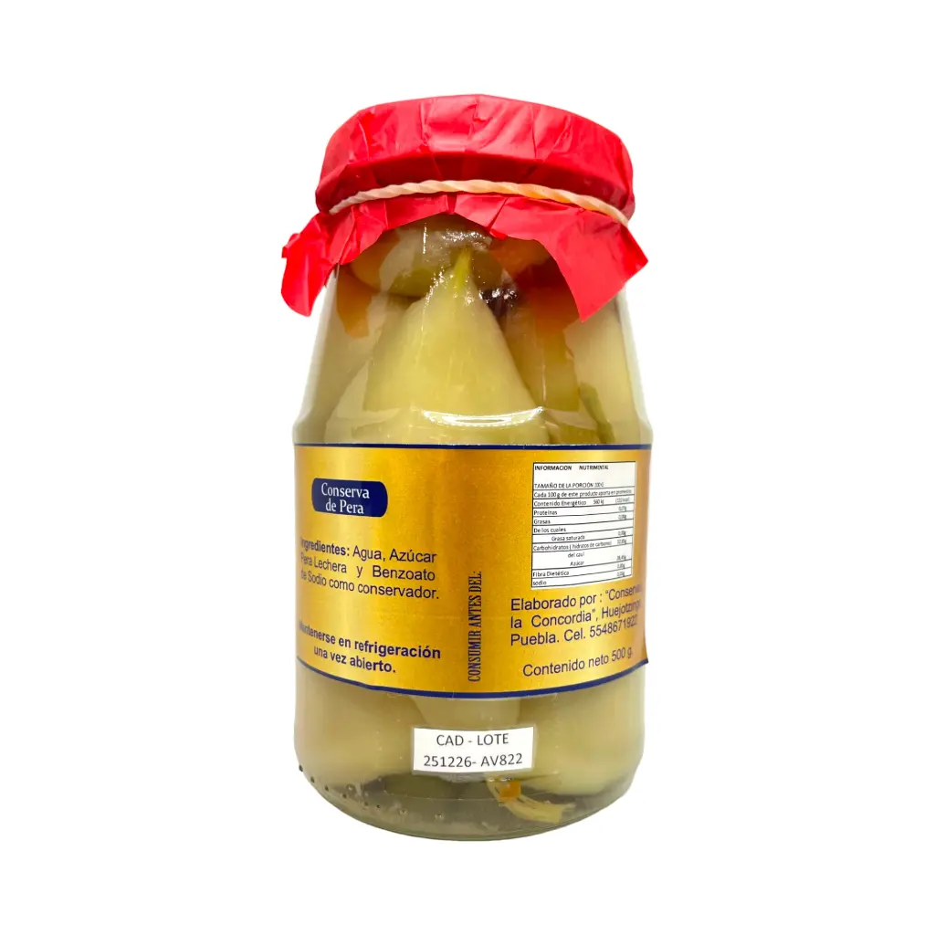 Conserva de peras 500gr LA CONCORDIA