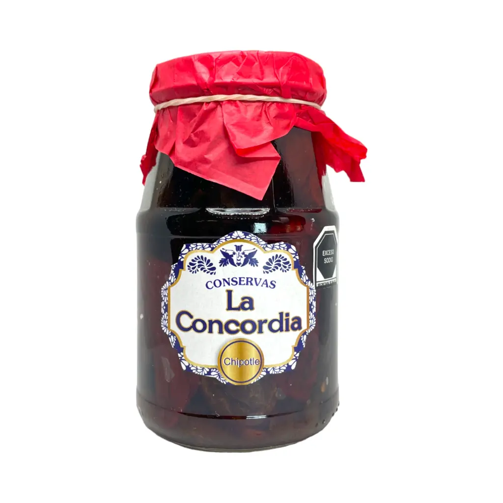 Conserva de chile chipotle 500gr LA CONCORDIA