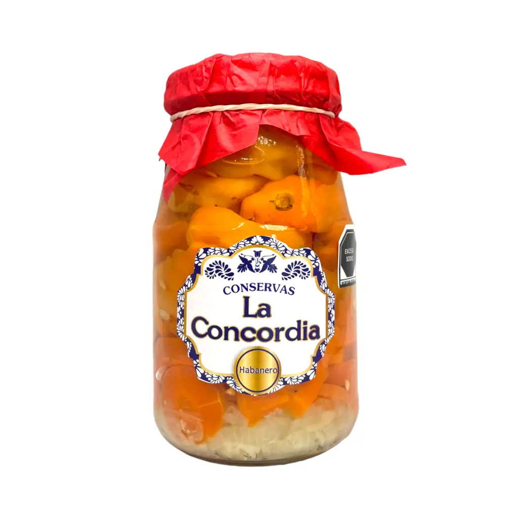 Conserva de chile habanero 500gr LA CONCORDIA
