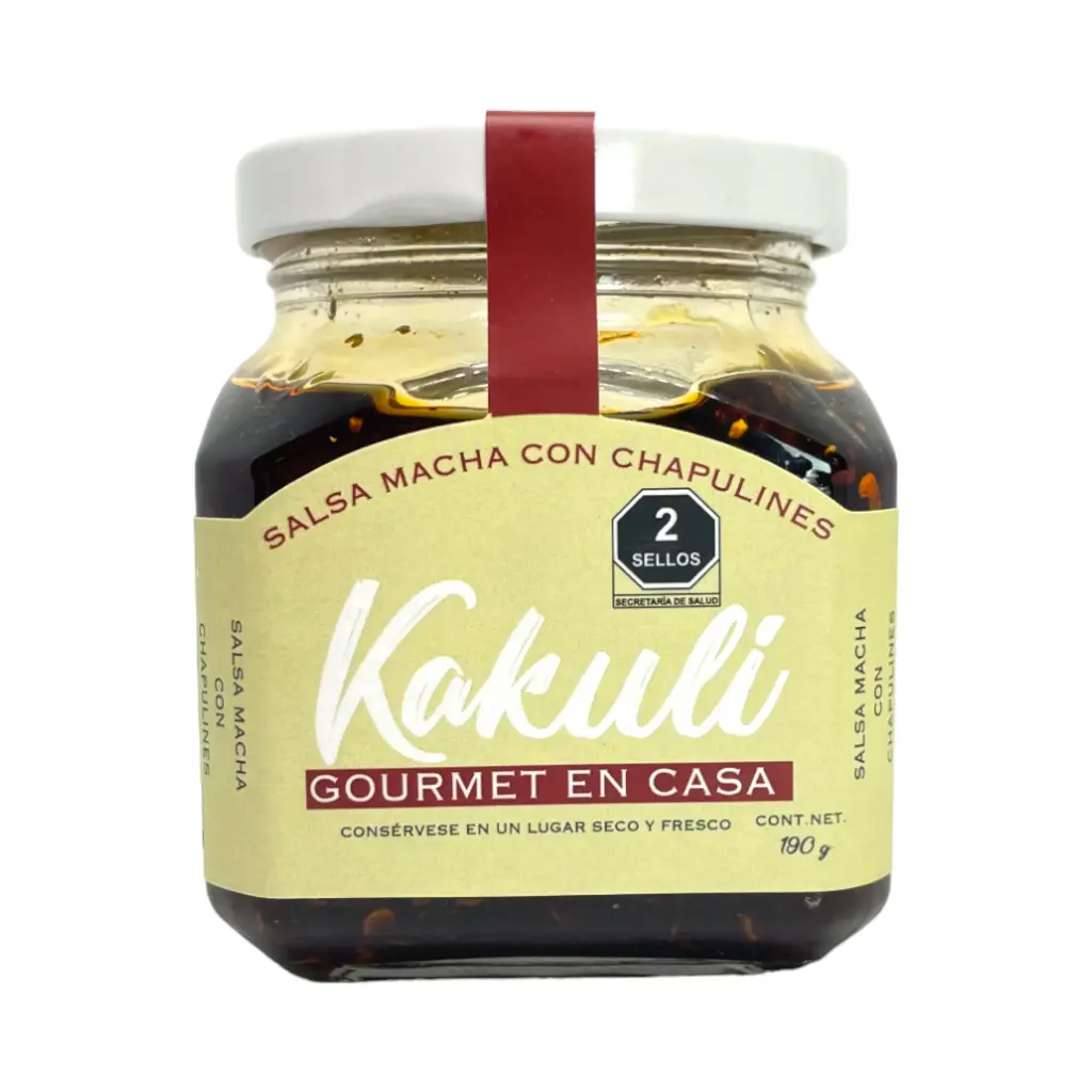 Salsa macha con chapulín 190gr KAKULI