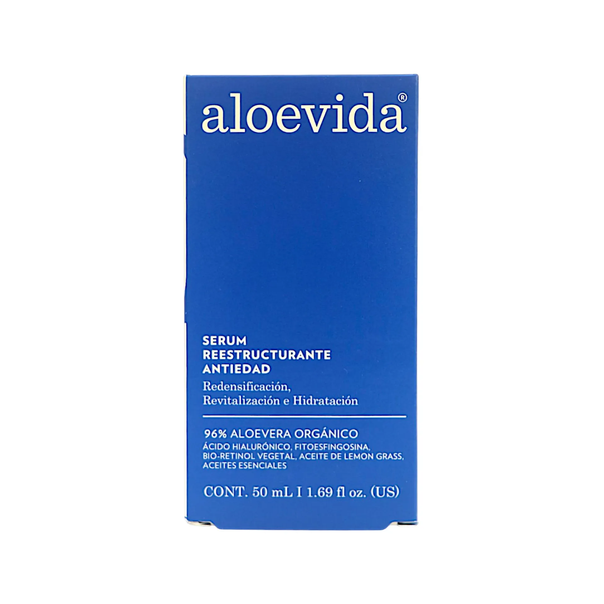 Serum reestructurante antiedad con 96% de aloe vera orgánico 50ml ALOE VIDA