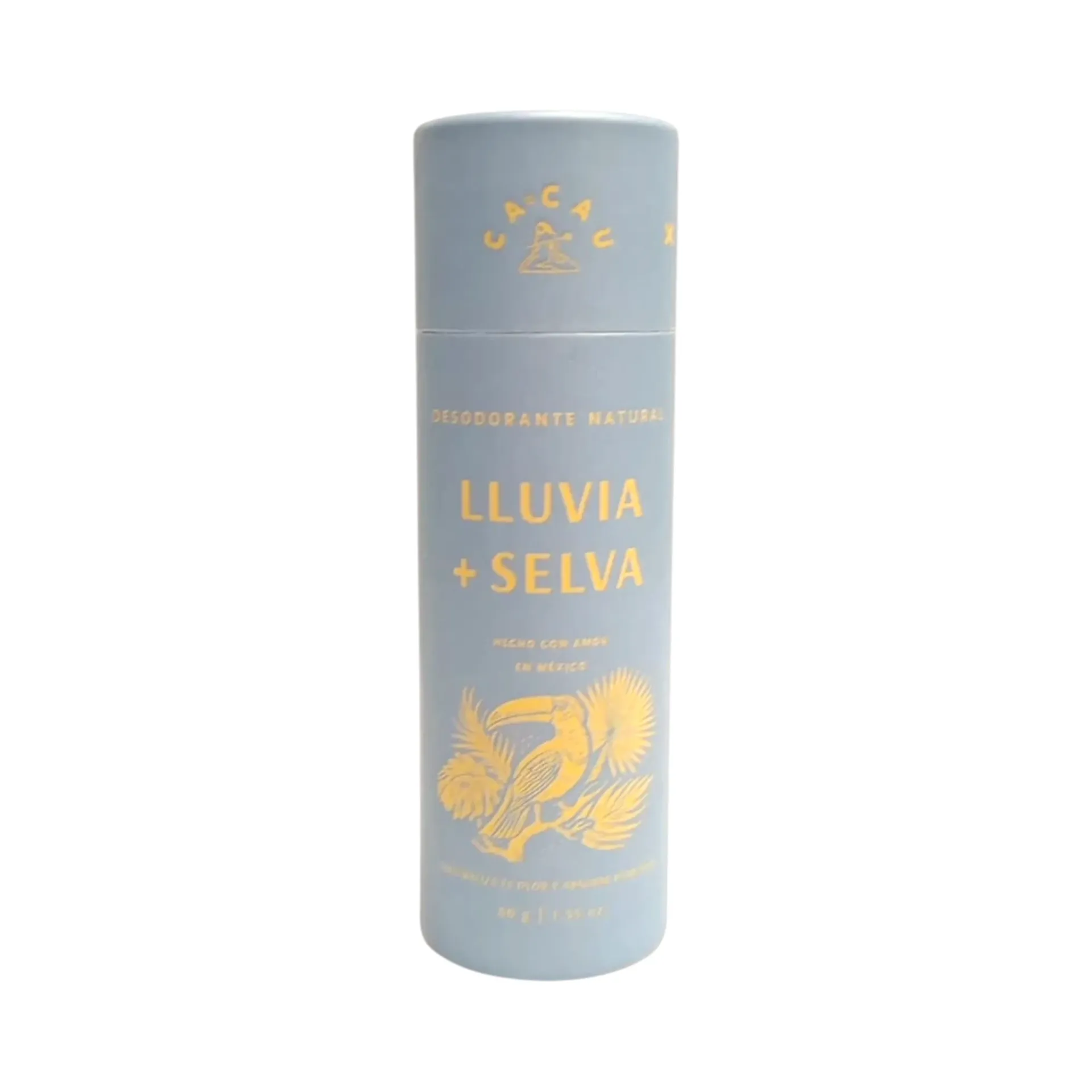 Desodorante natural lluvia y selva para viaje 40gr CACAU NATURALS