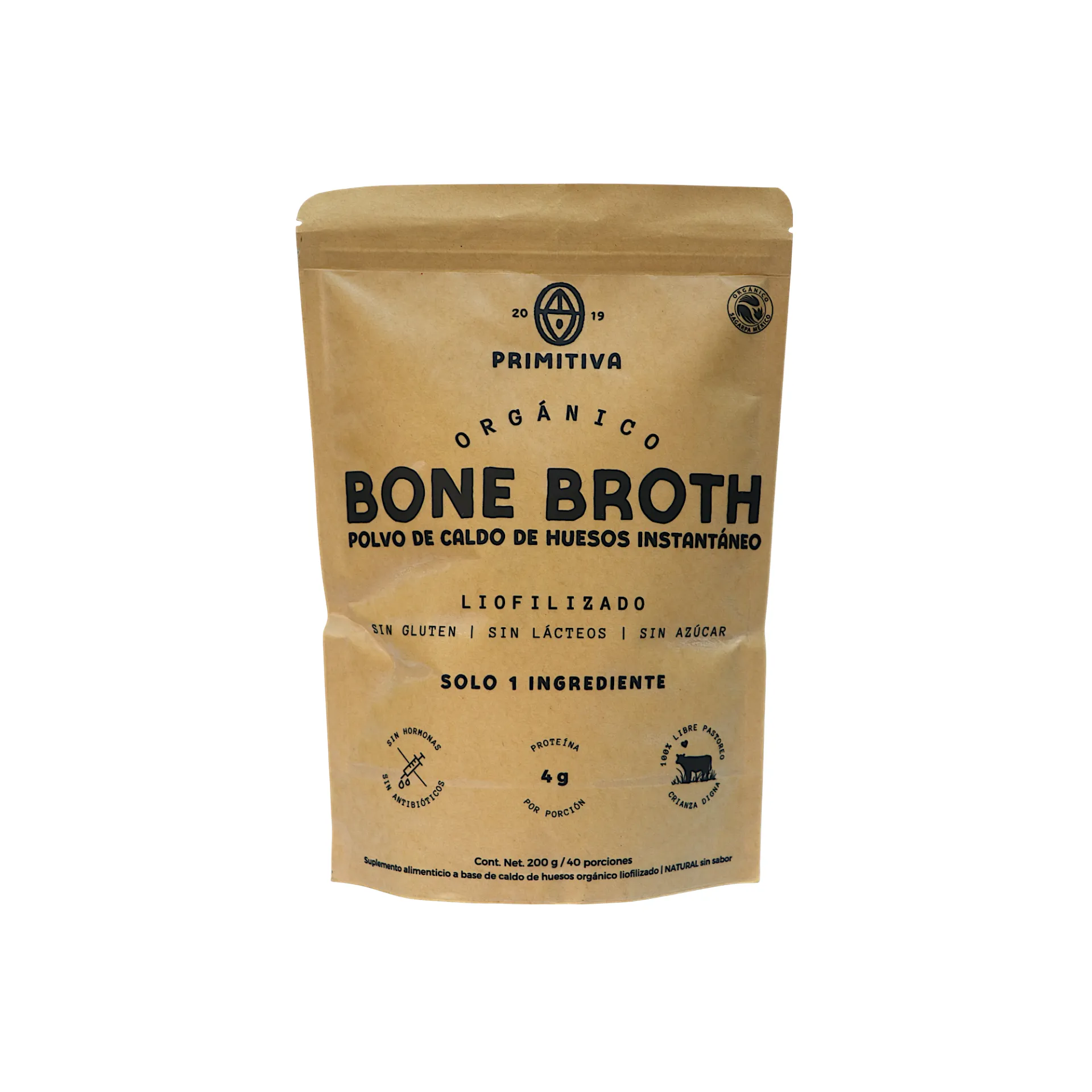 [Prote8256] Caldo de hueso en polvo 250gr INDOMITUS