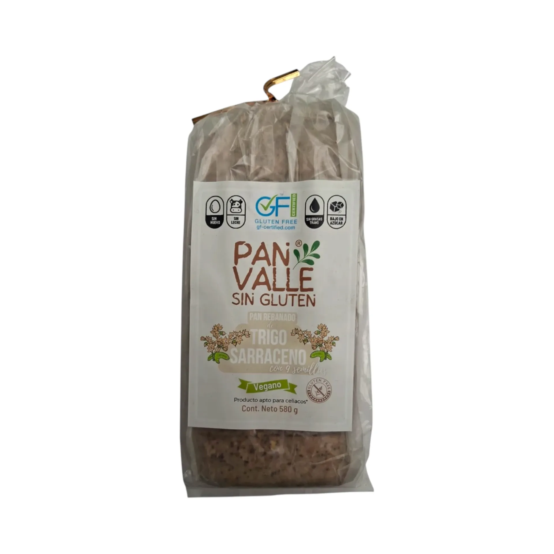 [7503052082060] Pan sin gluten de trigo sarraceno 900gr PAN VALLE