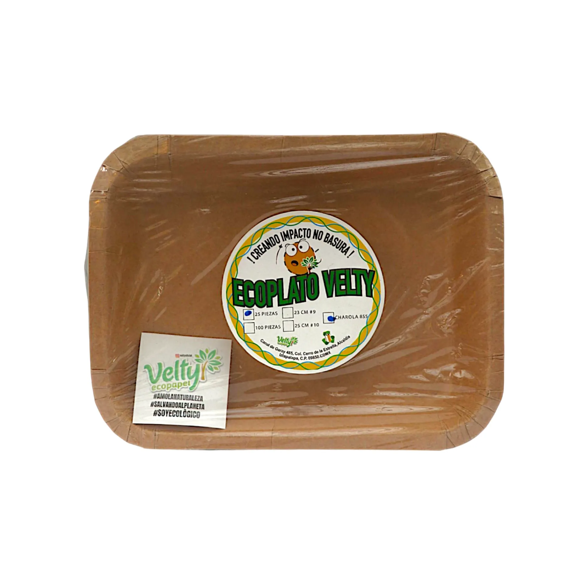 Charola 855 25pz VELTY