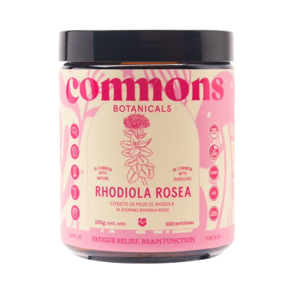 [7503033550571] Rhodiola rosea en cápsulas 120pz COMMONS