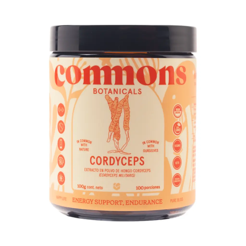Hongo cordyceps en cápsulas 120pz COMMONS