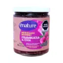 Mermelada de frambuesa y chía 280gr E-NATURE