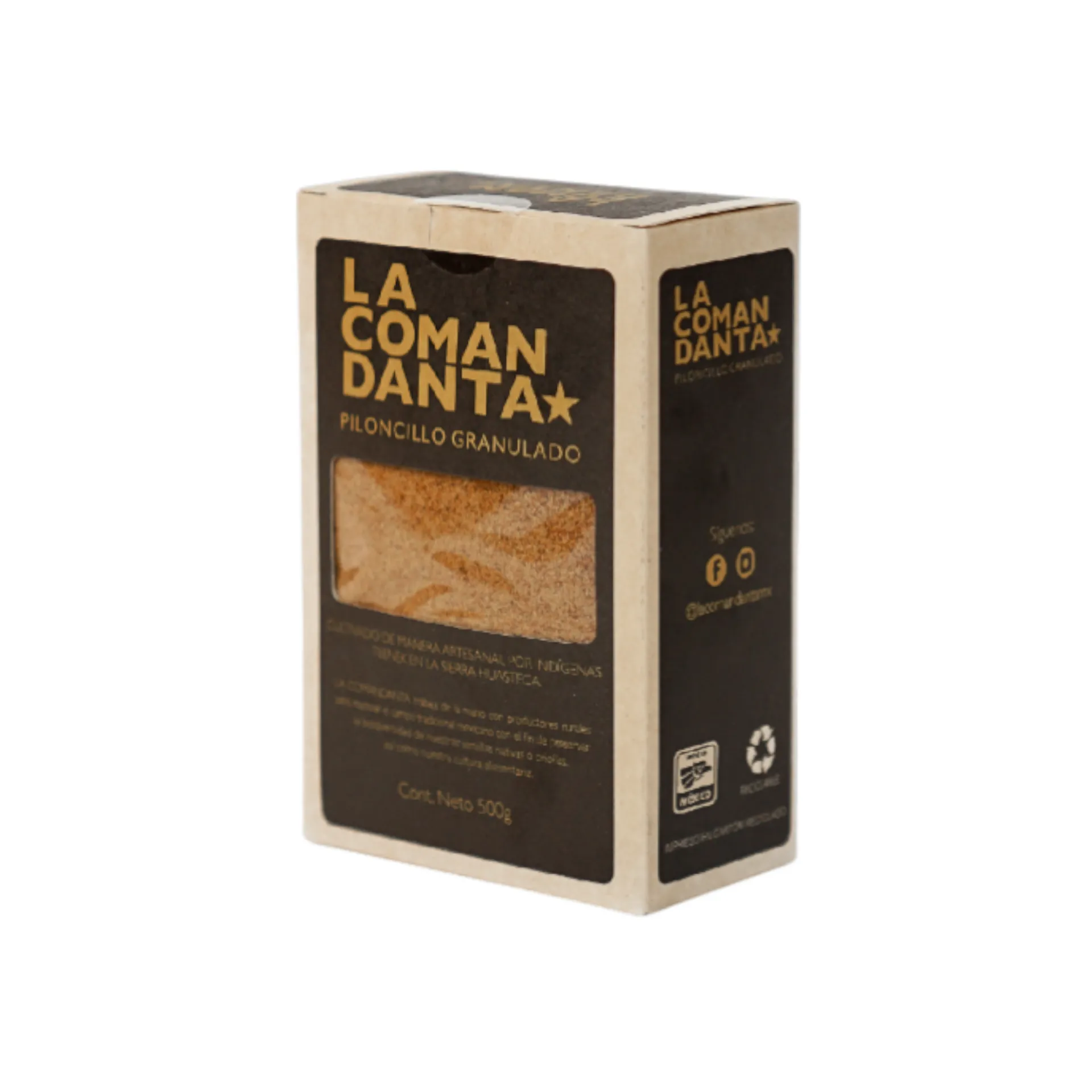 [7503021130044] Piloncillo granulado 500gr LA COMANDANTA