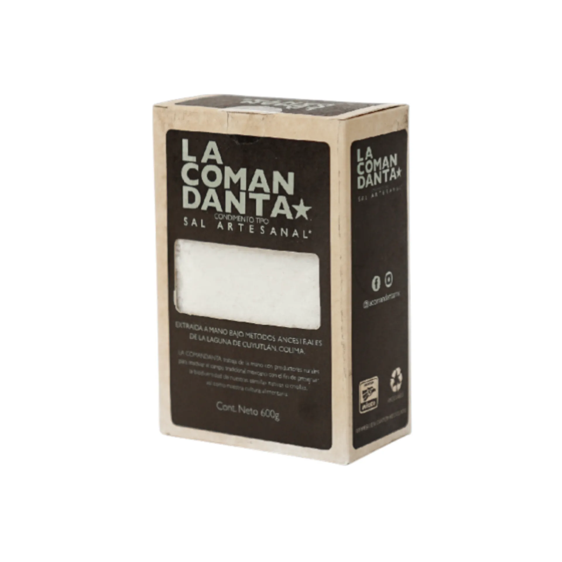 Sal artesanal 600gr LA COMANDANTA