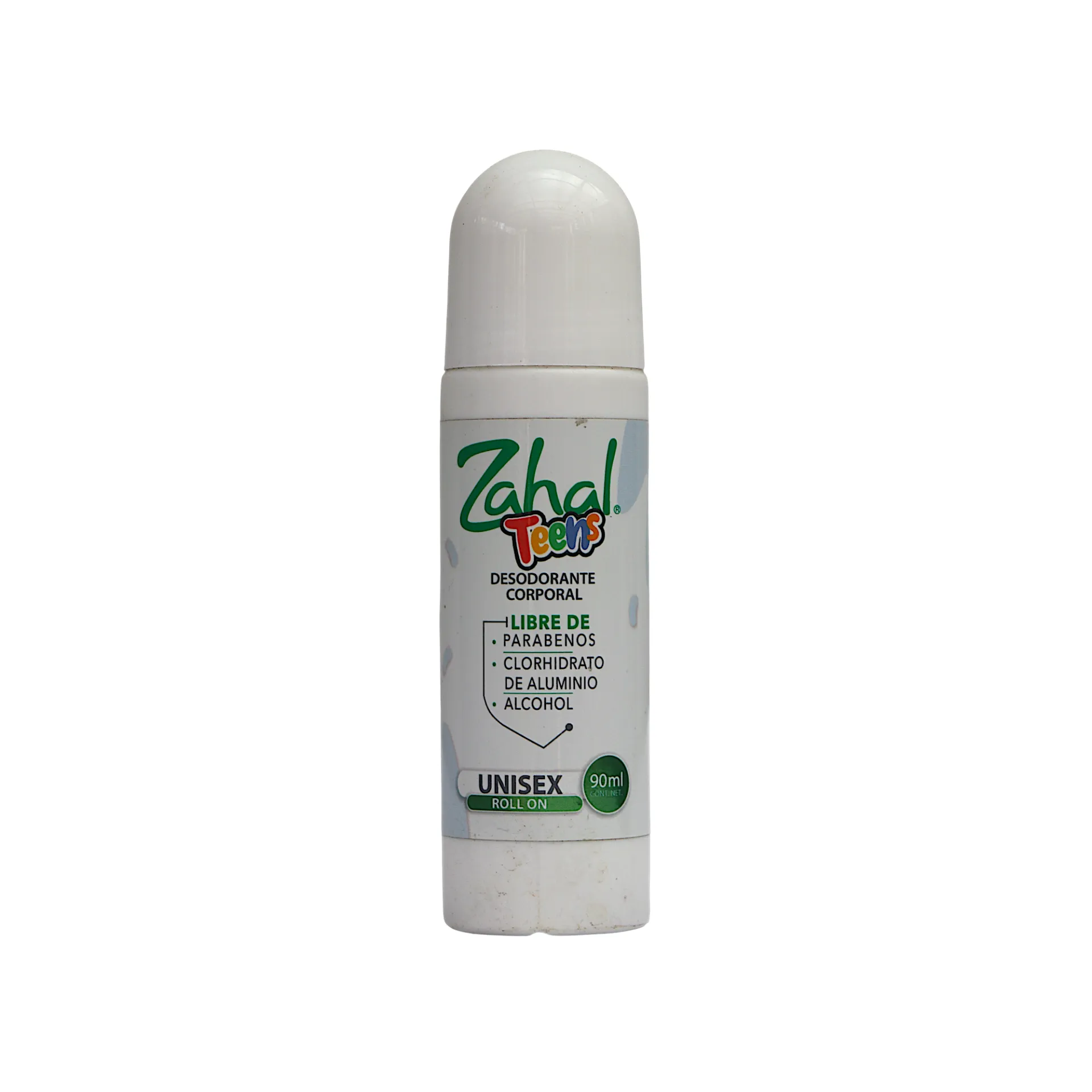 Desodorante en roll on para adolescentes 90ml ZAHAL