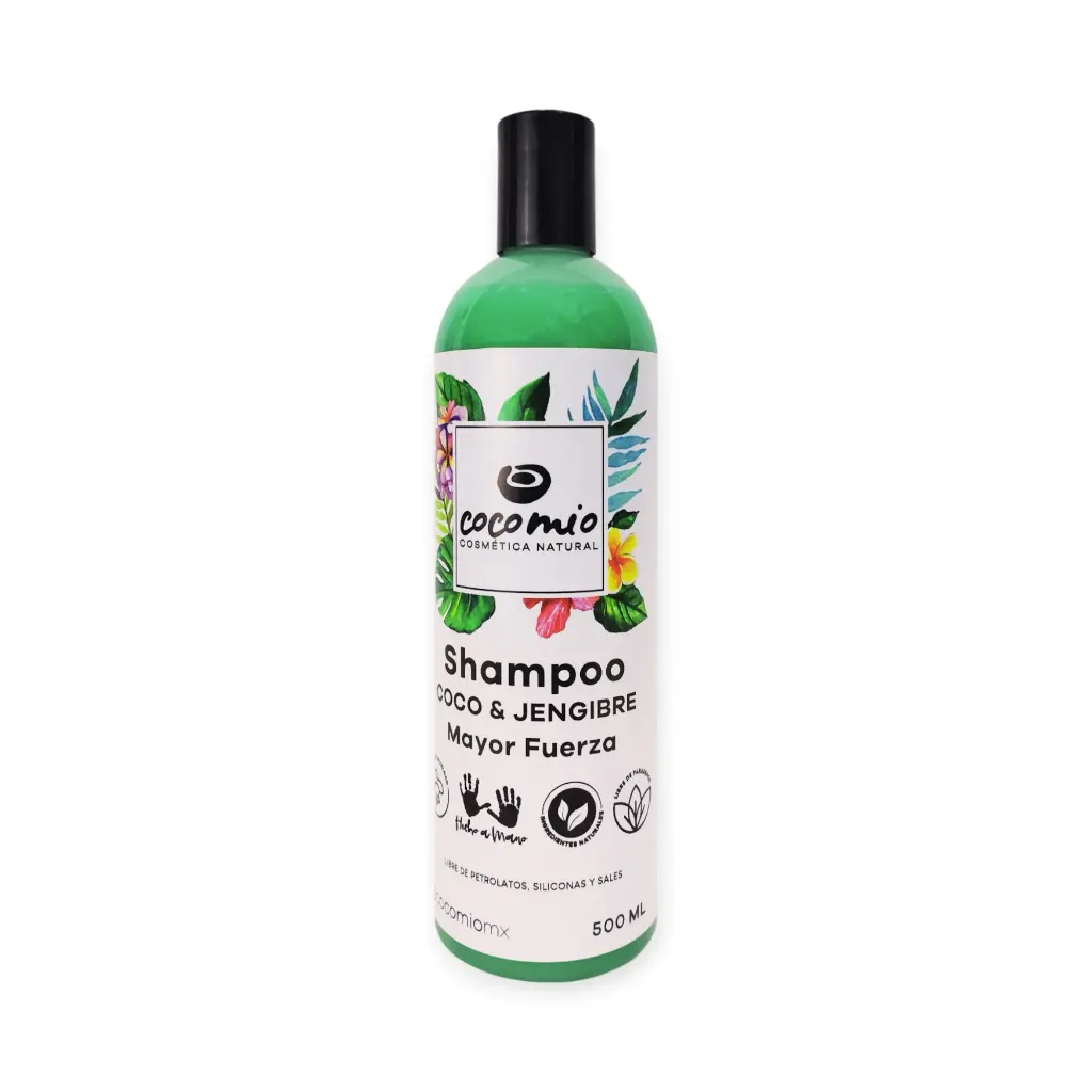 Shampoo de coco y jengibre 500ml COCOMIO