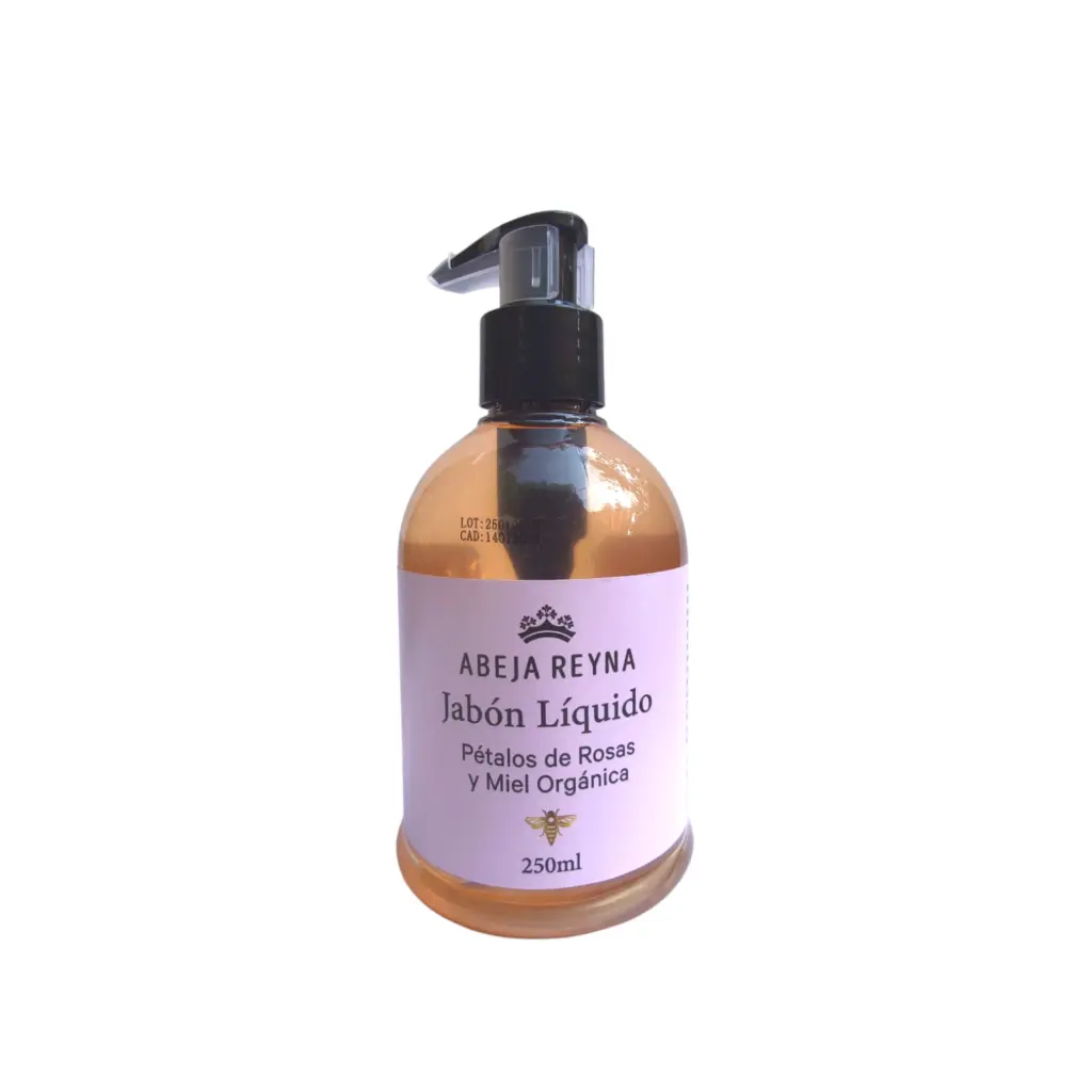 Crema corporal hidratante con pétalos de rosas, jalea real y miel orgánica 250ml ABEJA REYNA