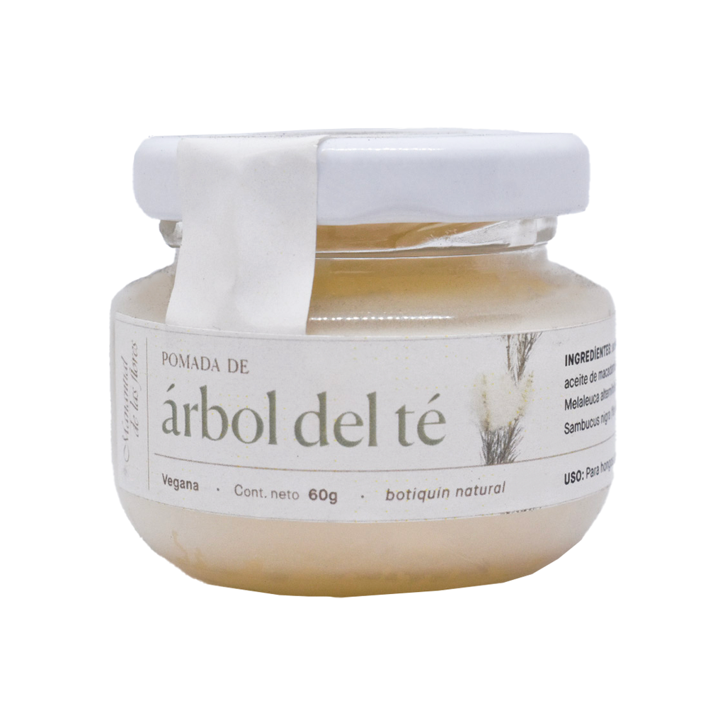 Pomada de árbol del té (para hongos o pie de atleta) 60gr MANANTIAL DE LAS FLORES