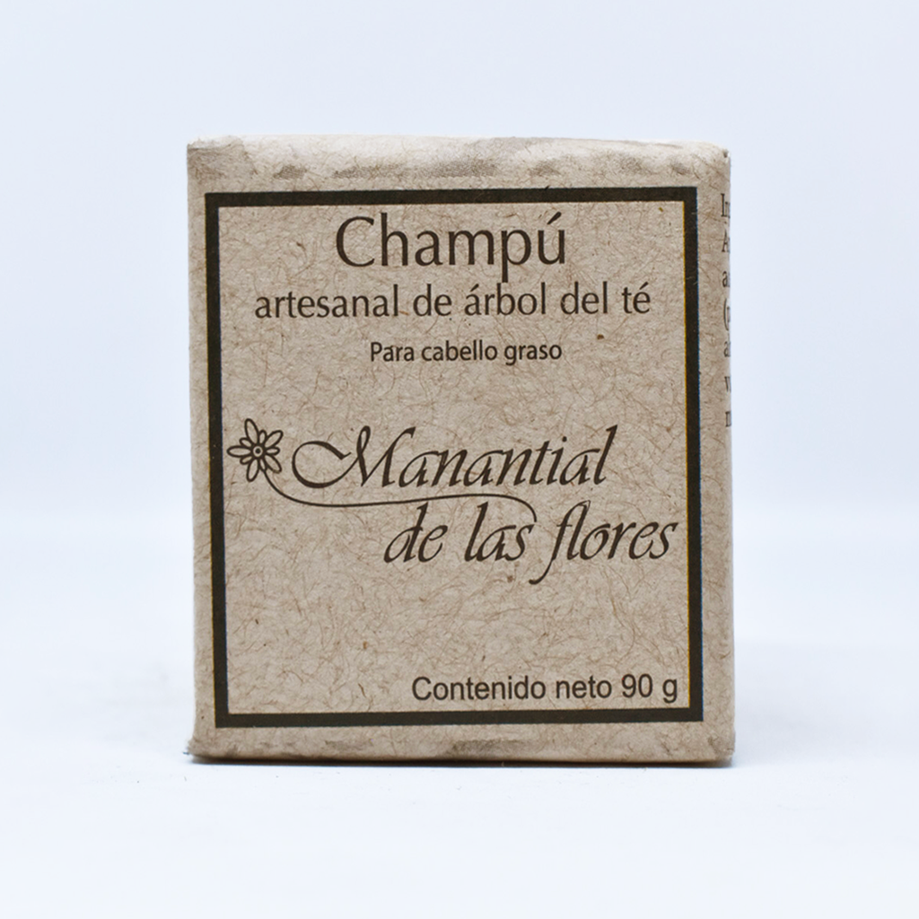 Champú en barra de árbol del té 90gr MANANTIAL DE LAS FLORES