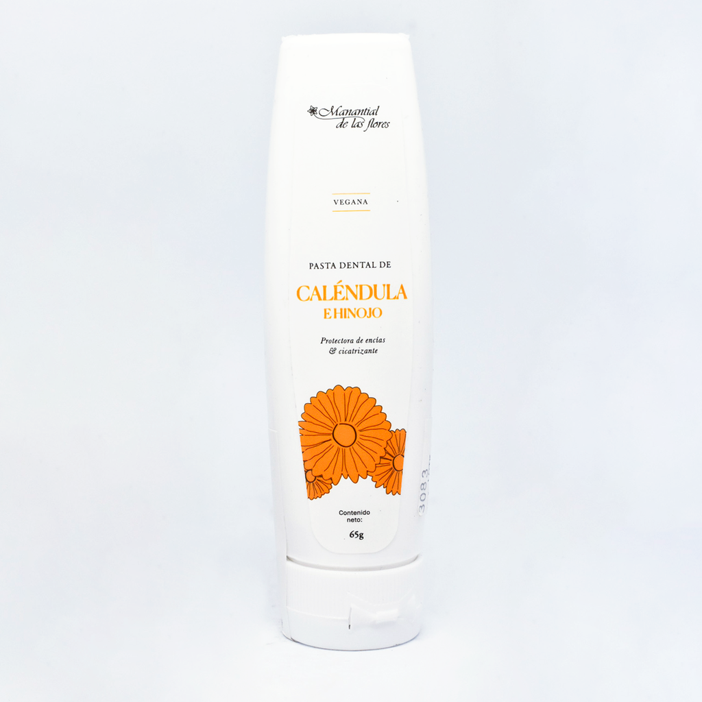 Pasta dental de caléndula e hinojo (encías) 65gr MANANTIAL DE LAS FLORES