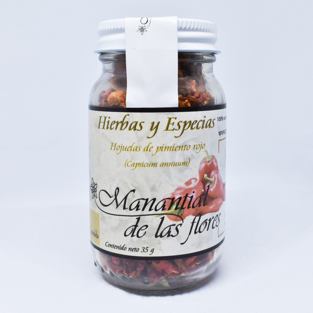 Hojuelas de pimiento rojo 55gr MANANTIAL DE LAS FLORES