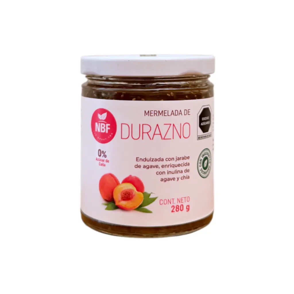[7503019799710] Mermelada de durazno 280gr NBF