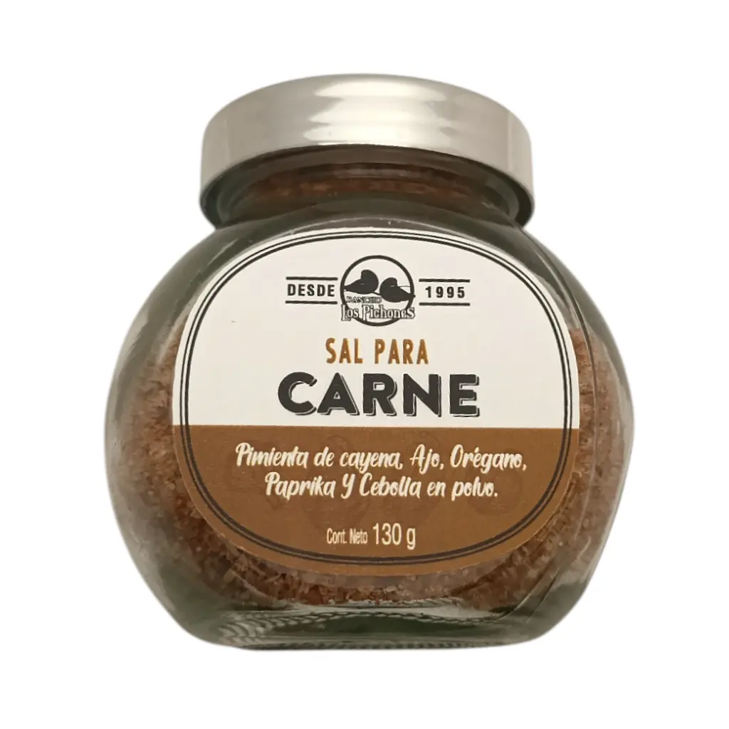 Sal especiada para carnes 130gr LOS PICHONES
