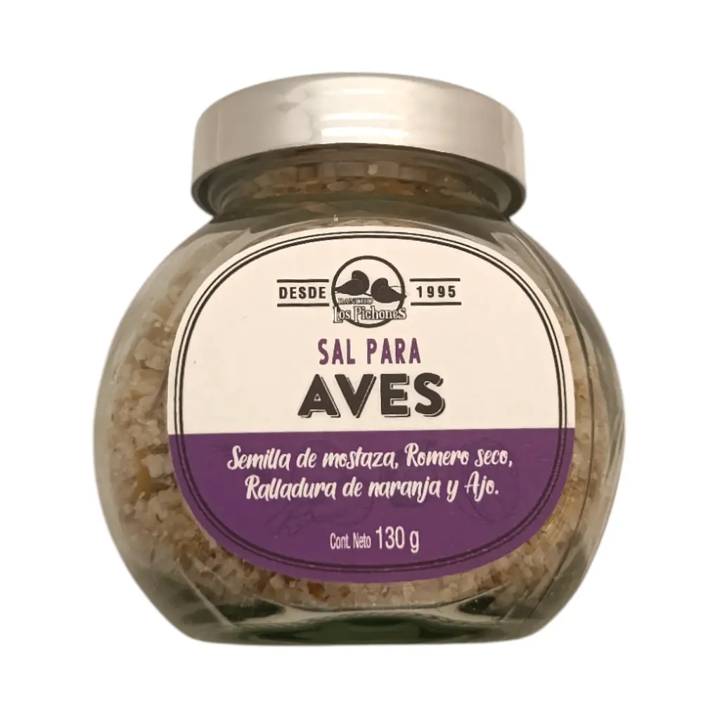 [SA-F-002] Sal especiada para aves 130gr LOS PICHONES