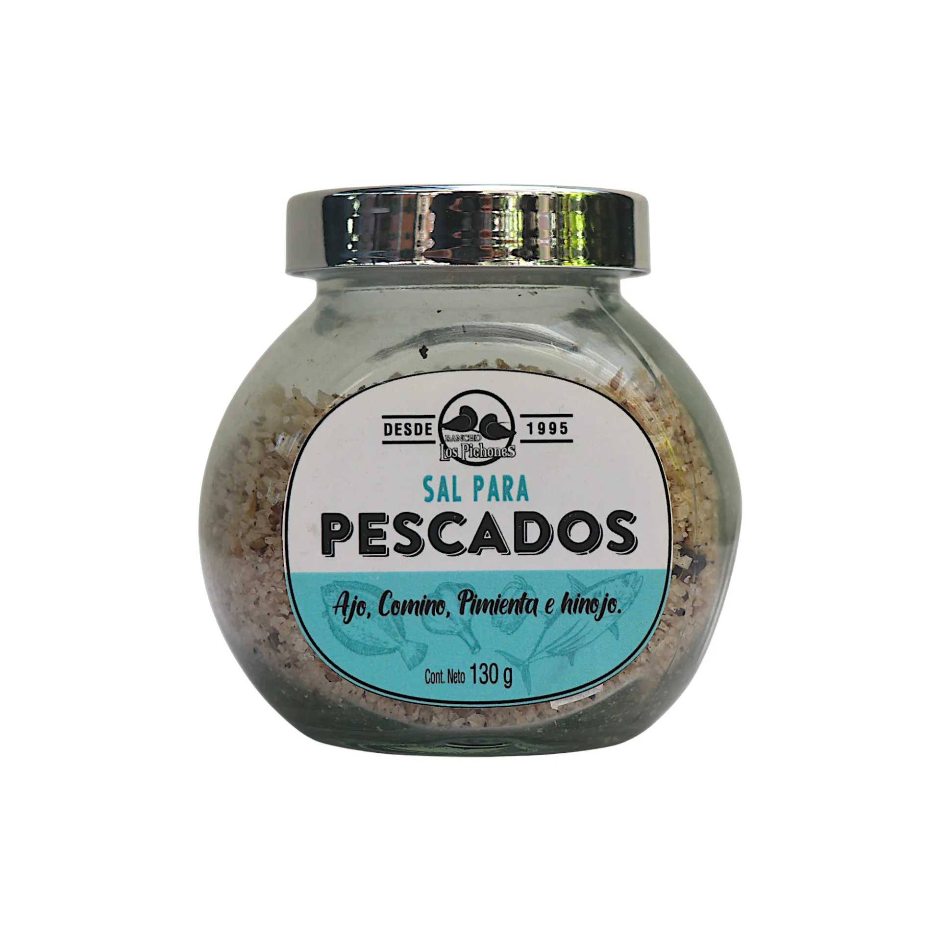 [SP-F-003] Sal especiada para pescados 130gr LOS PICHONES