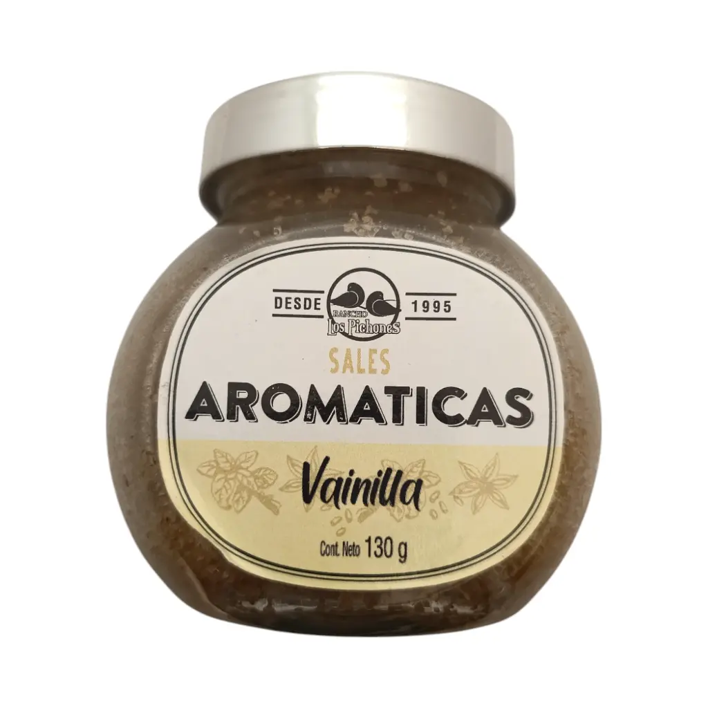 Sal aromática de vainilla 130gr LOS PICHONES
