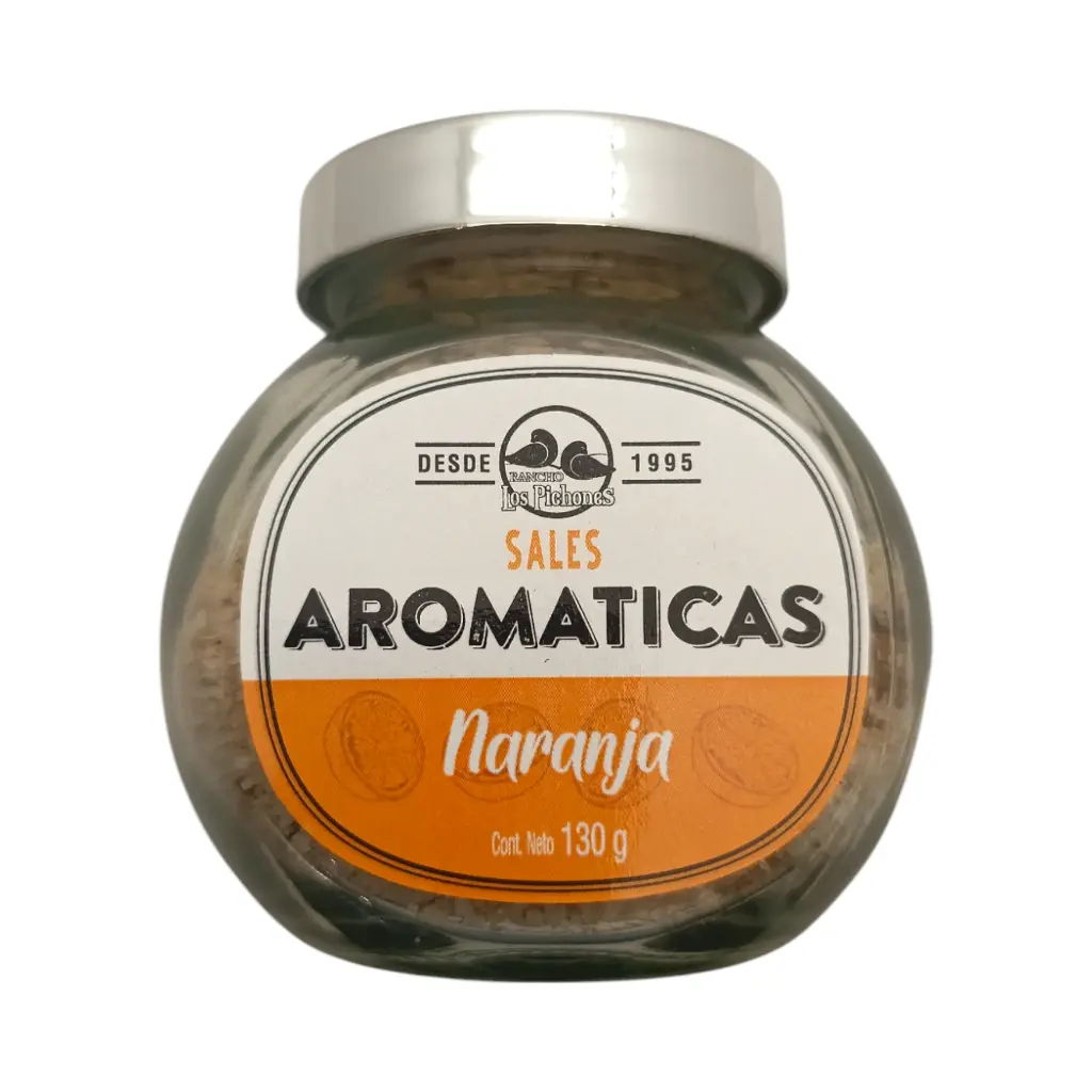 [SAN-F-013] Sal aromática de naranja 130gr LOS PICHONES