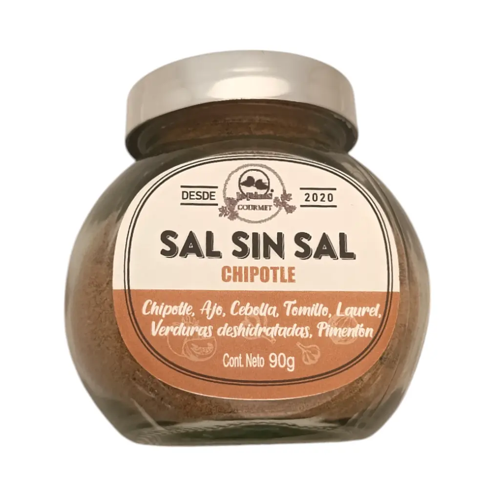 [SSSC-F-019] Mezcla de verduras y especias sin sal de chipotle 90gr LOS PICHONES