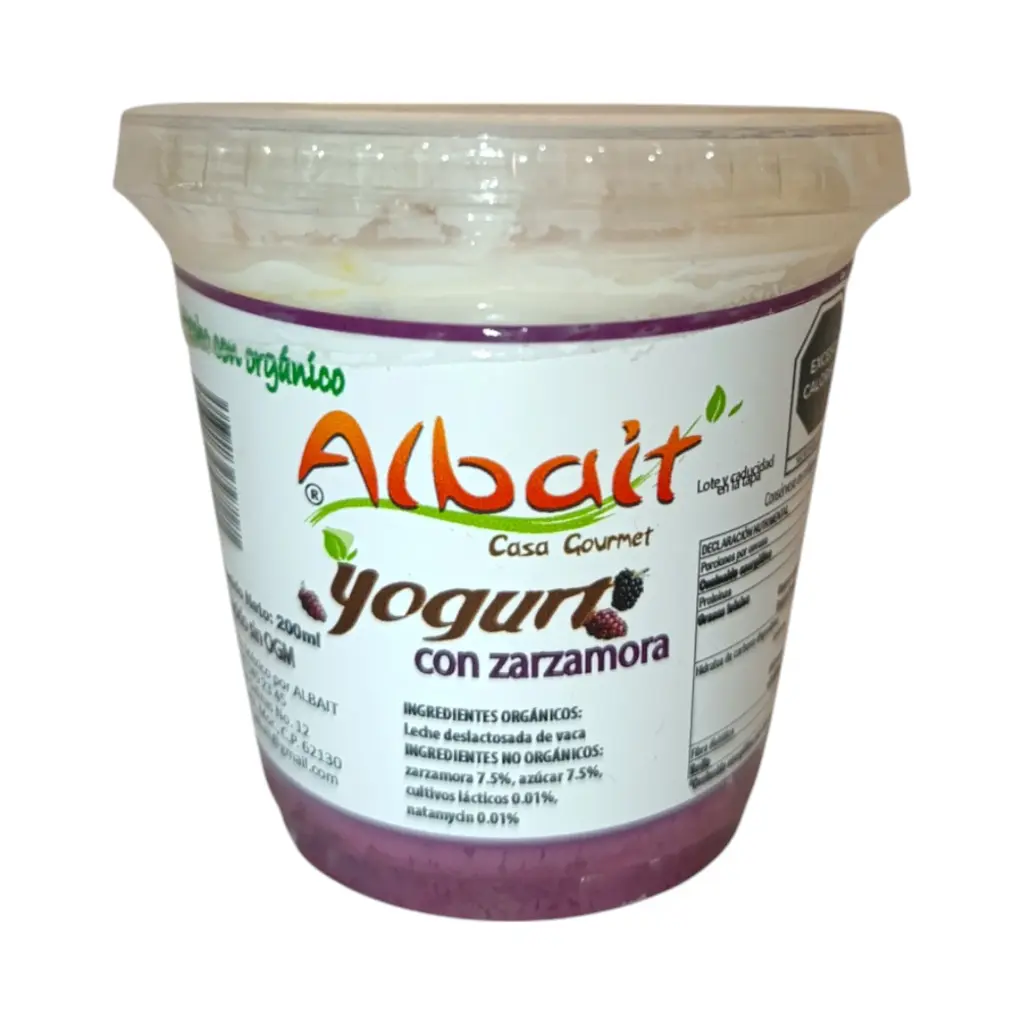 Yoghurt de zarzamora 200ml ALBAIT