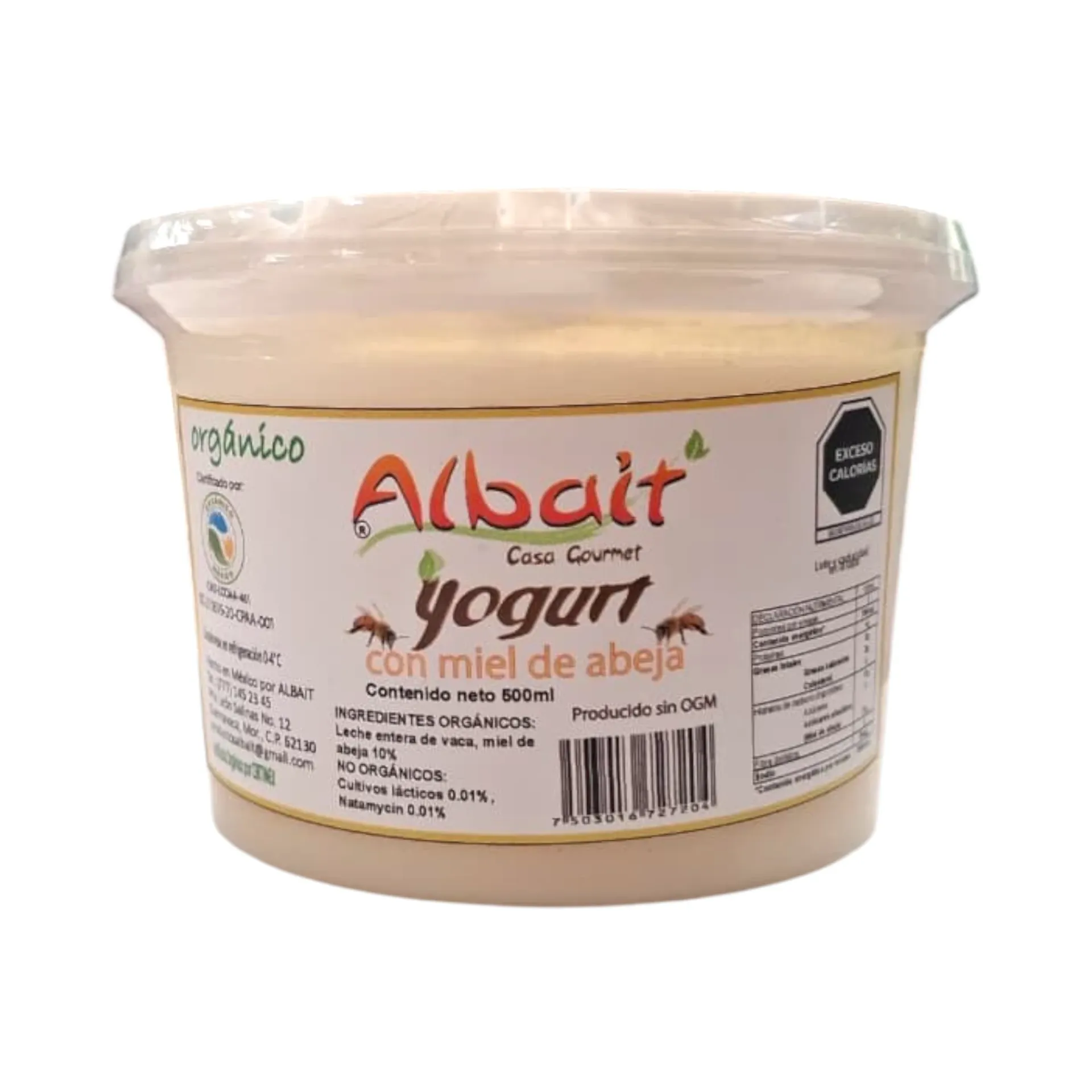 Yoghurt con miel 500gr ALBAIT