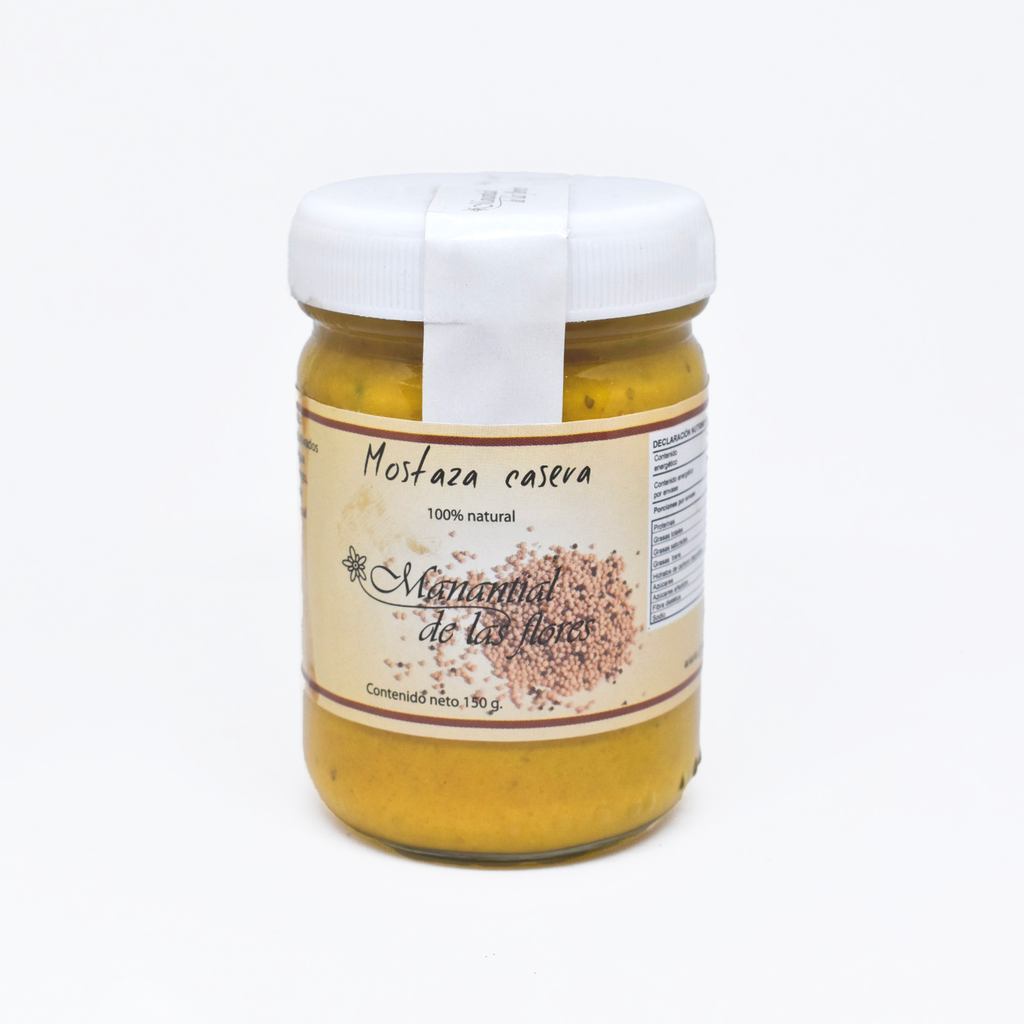 Mostaza casera 125gr MANANTIAL DE LAS FLORES