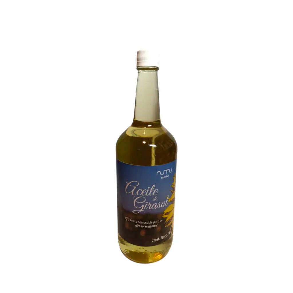 Aceite comestible puro de girasol 1L NUMU