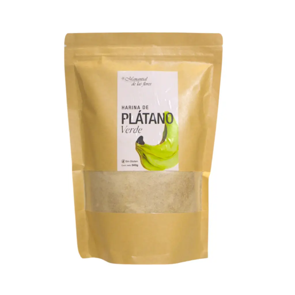 [7503027833017] Harina de plátano verde sin gluten 500gr MANANTIAL DE LAS FLORES