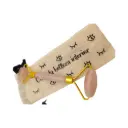 Rodillo para masaje facial de cuarzo rosa LET IT GREEN