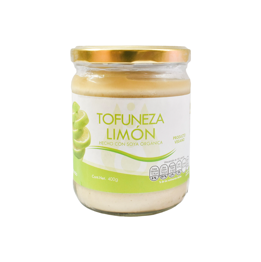 Tofuneza orgánica de limón 400gr SANO MUNDO