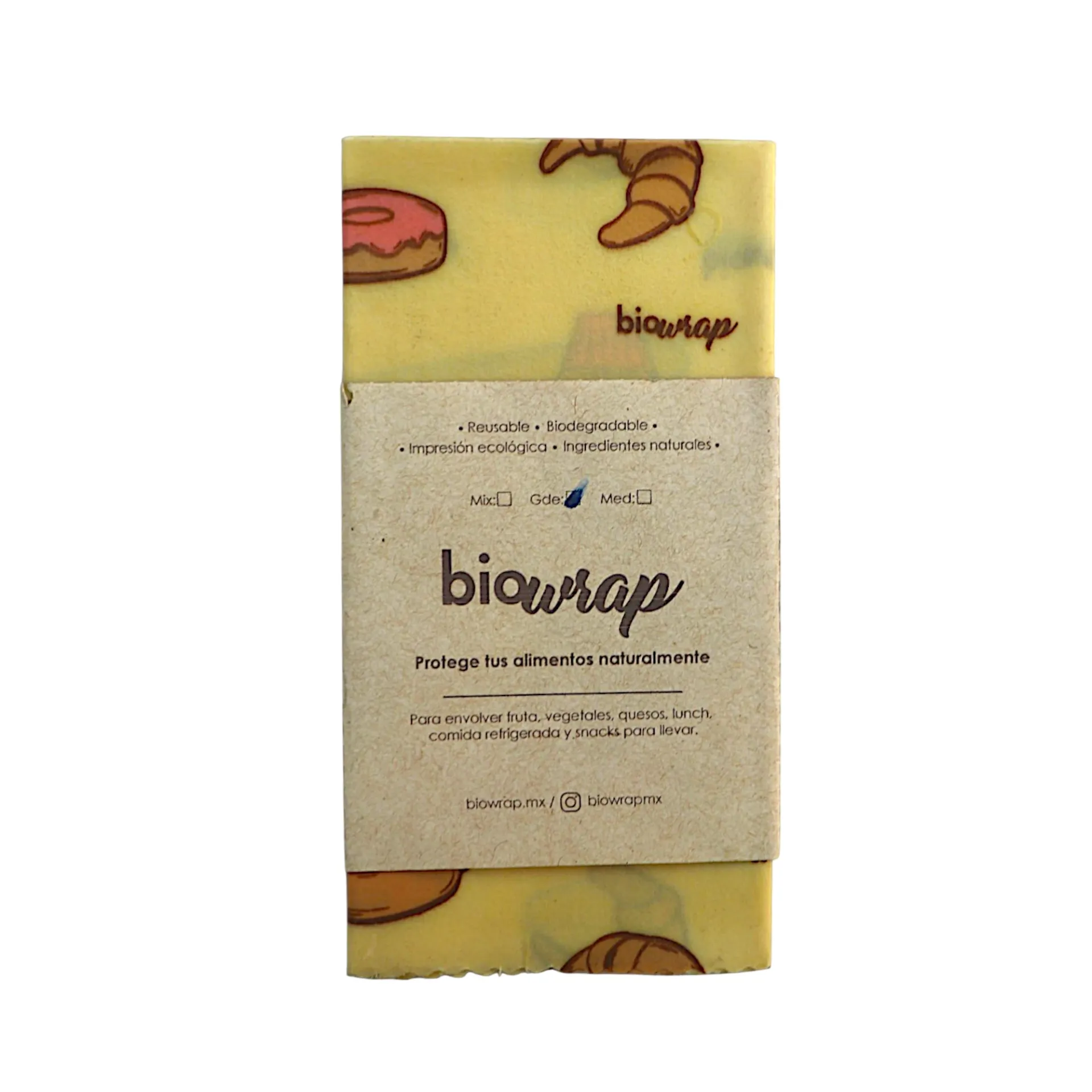 [7501009000808] Telas enceradas grandes 3pz BIOWRAP