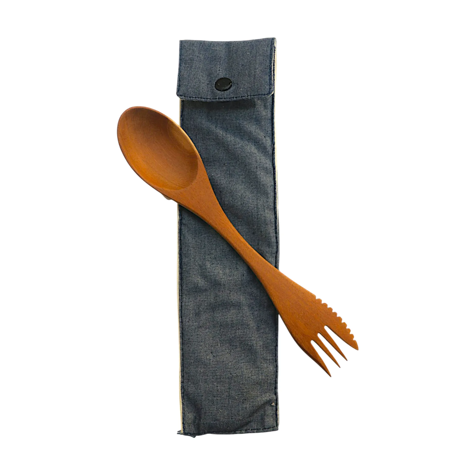 [7501009002192] Cubierto 3 en 1 de madera artesanal LET IT GREEN