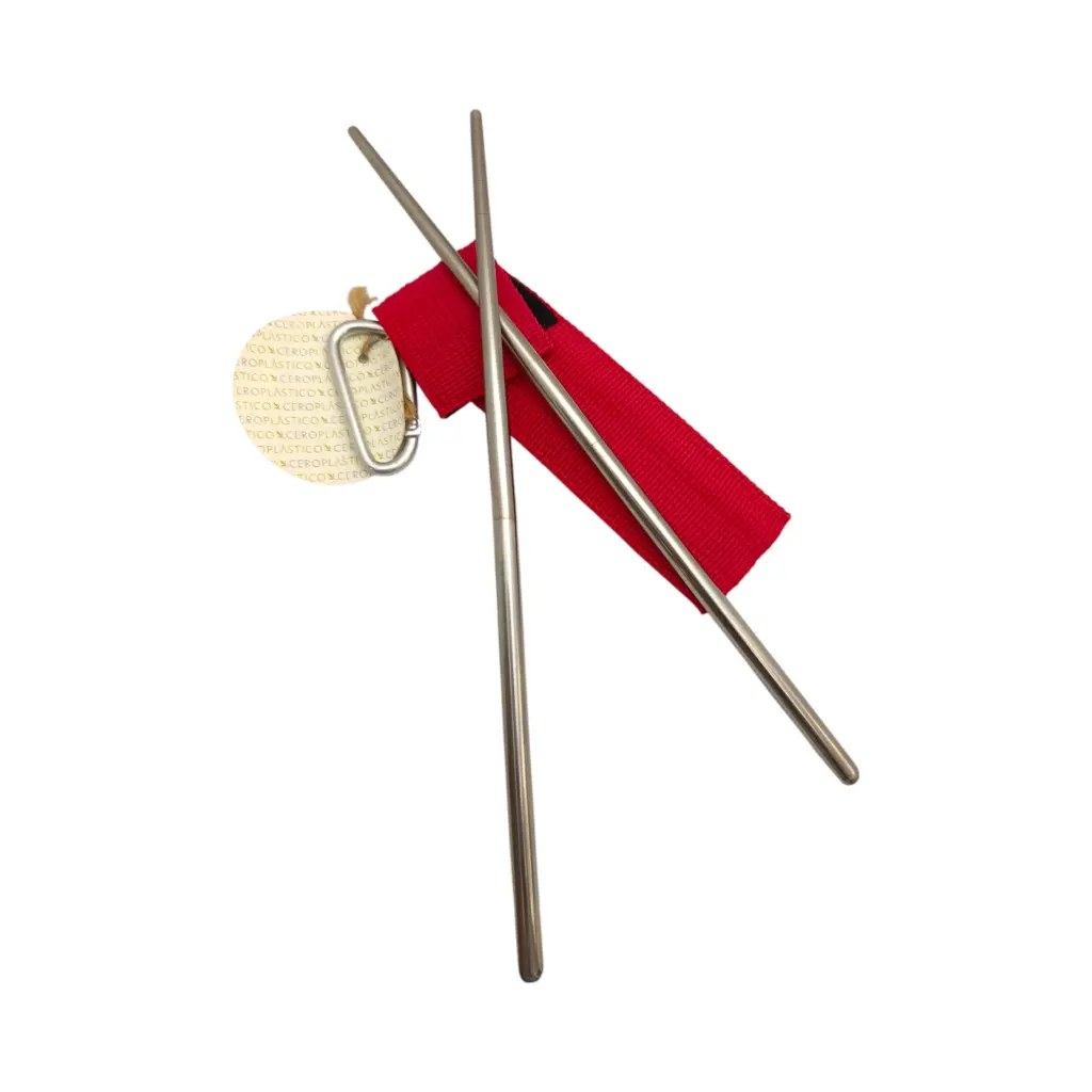 Palillos de acero inoxidable CERO PLÁSTICO