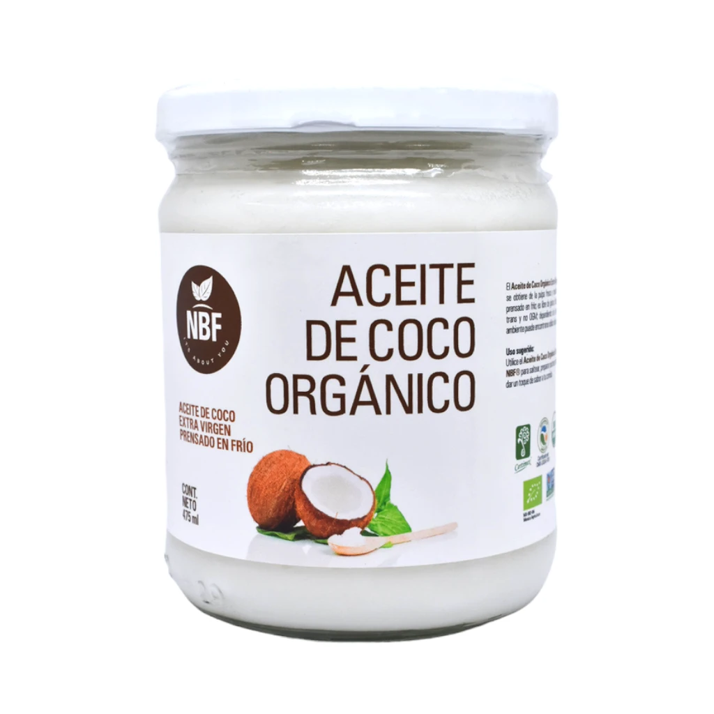 Aceite de coco orgánico 450mlgr NBF
