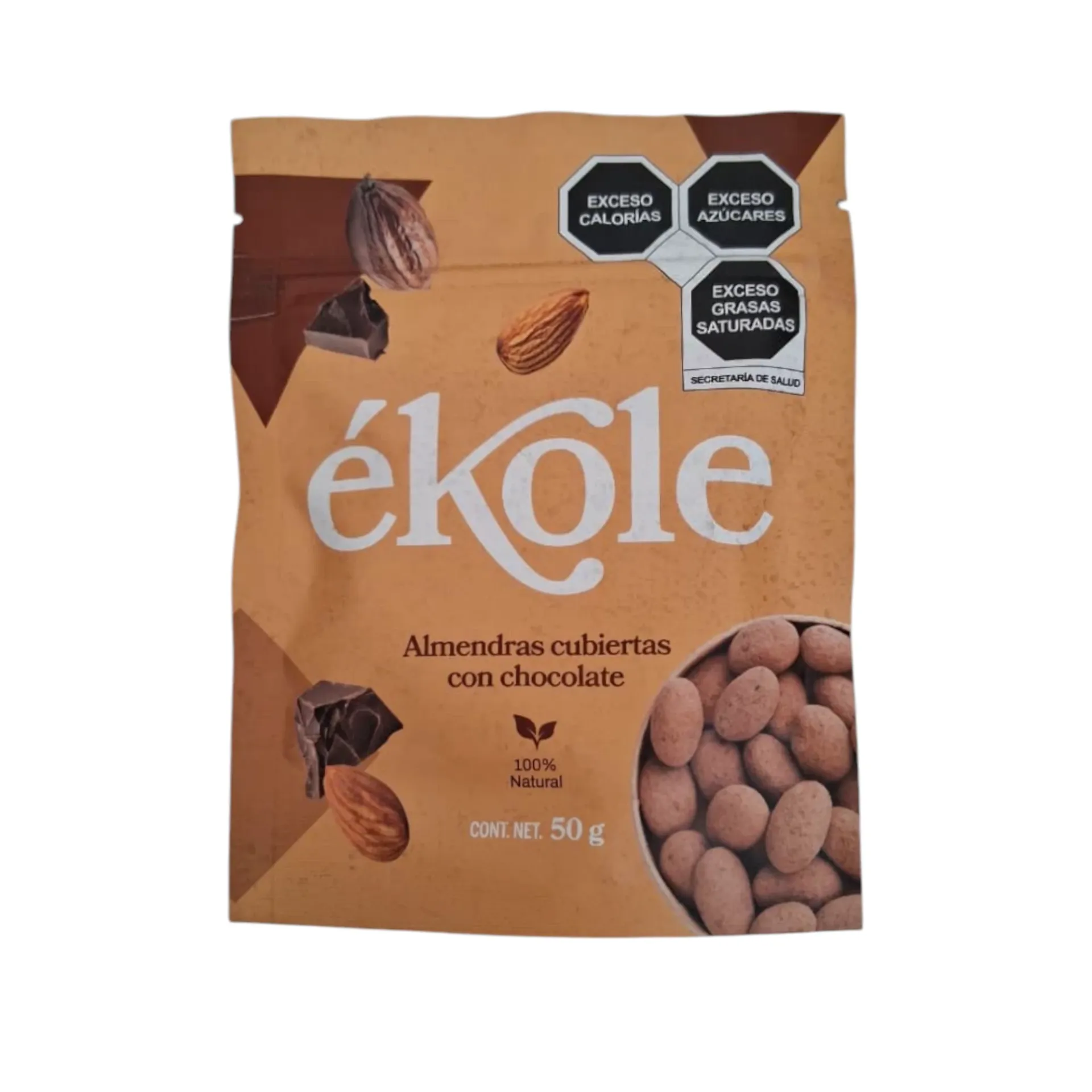 [7503049741031] Almendra cubierta con chocolate 50gr ÉKOLE