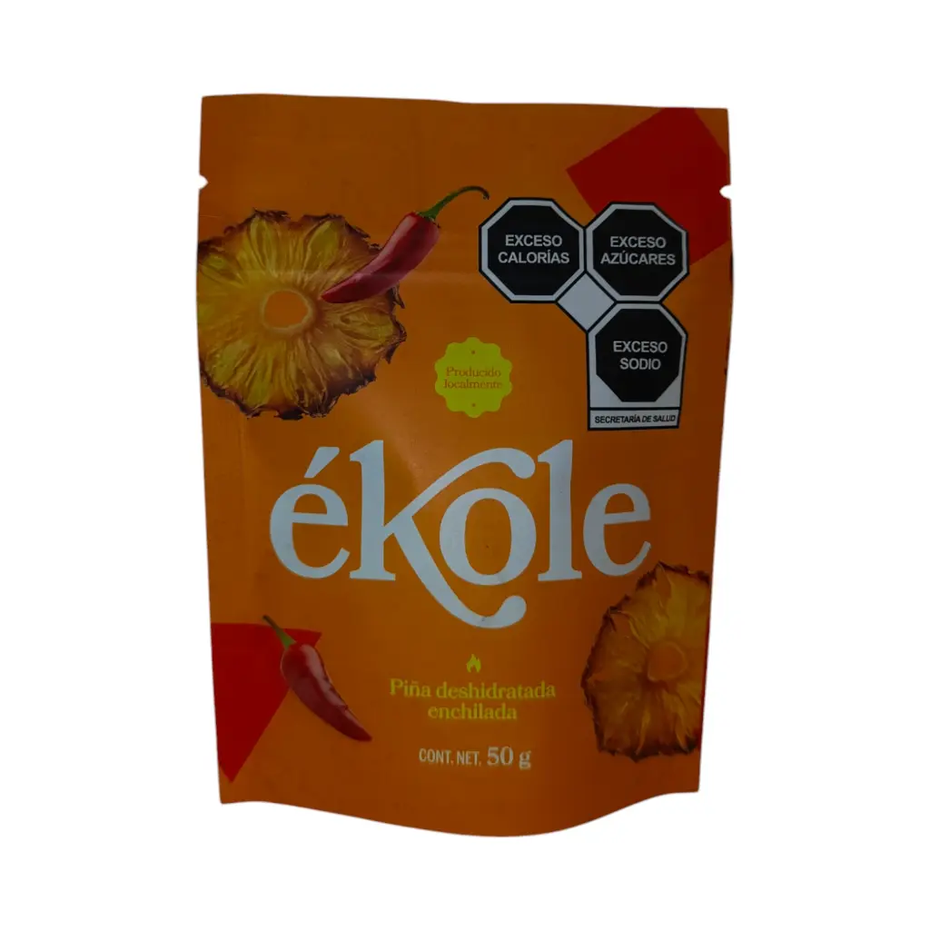 [7503049741208] Piña deshidratada enchilada 50gr ÉKOLE