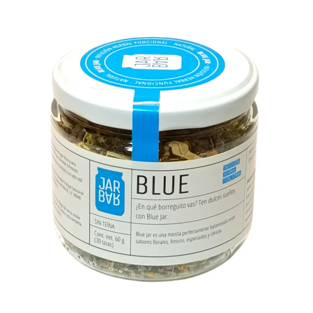 Infusión herbal somnífera sabor Blue Jar 60gr JARBAR