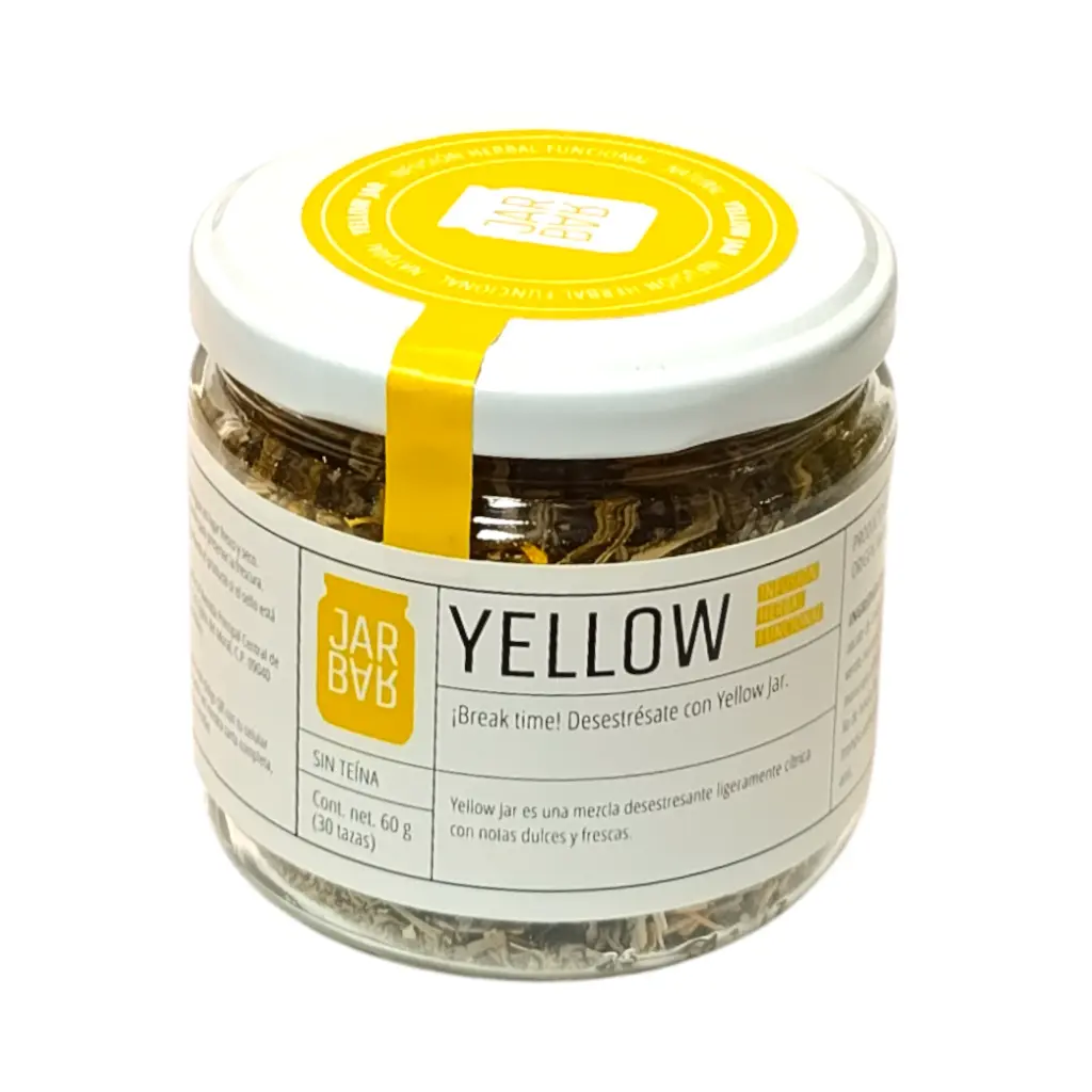 Infusión herbal desestresante sabor Yellow Jar 60gr JARBAR