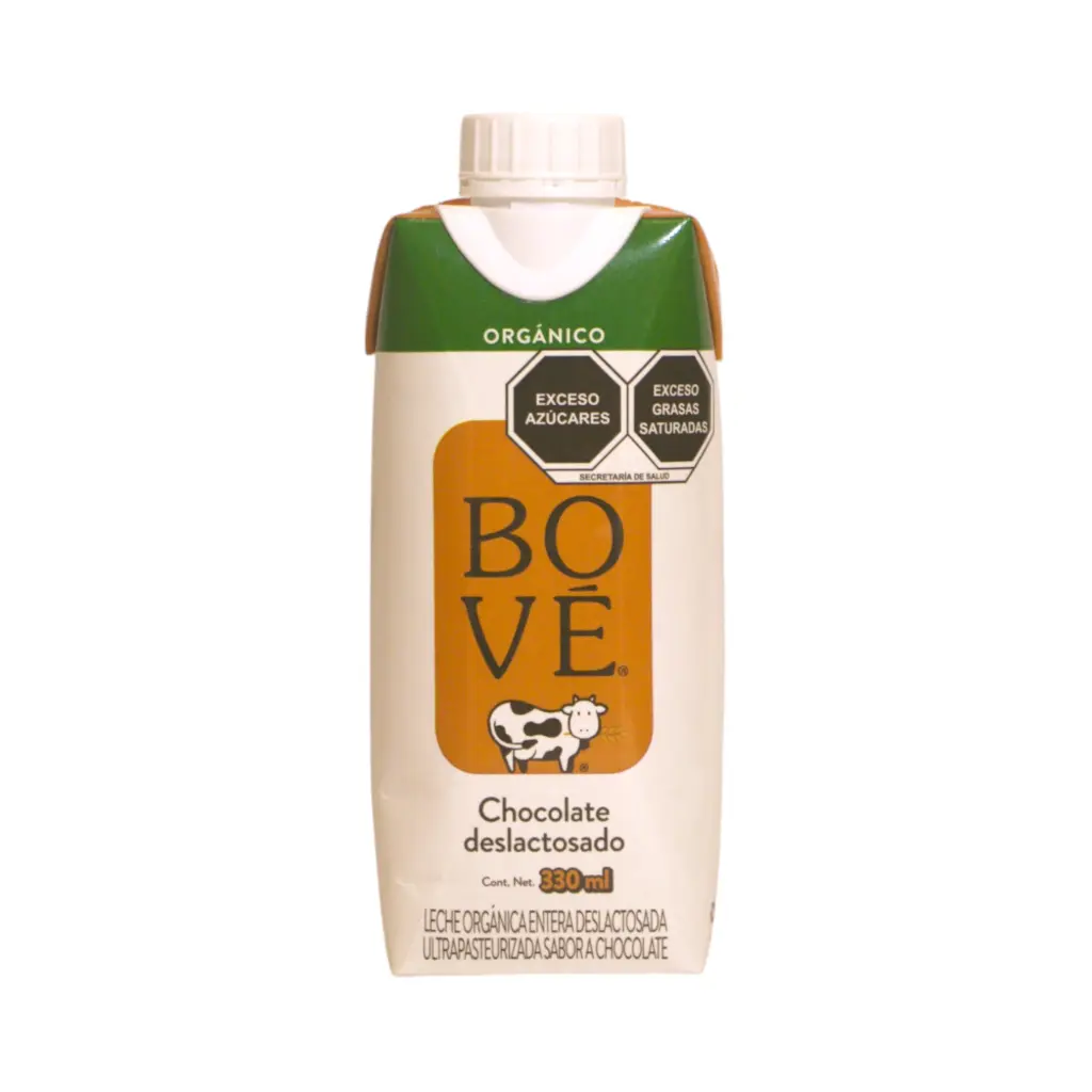 Leche deslactosada con chocolate 330ml BOVE