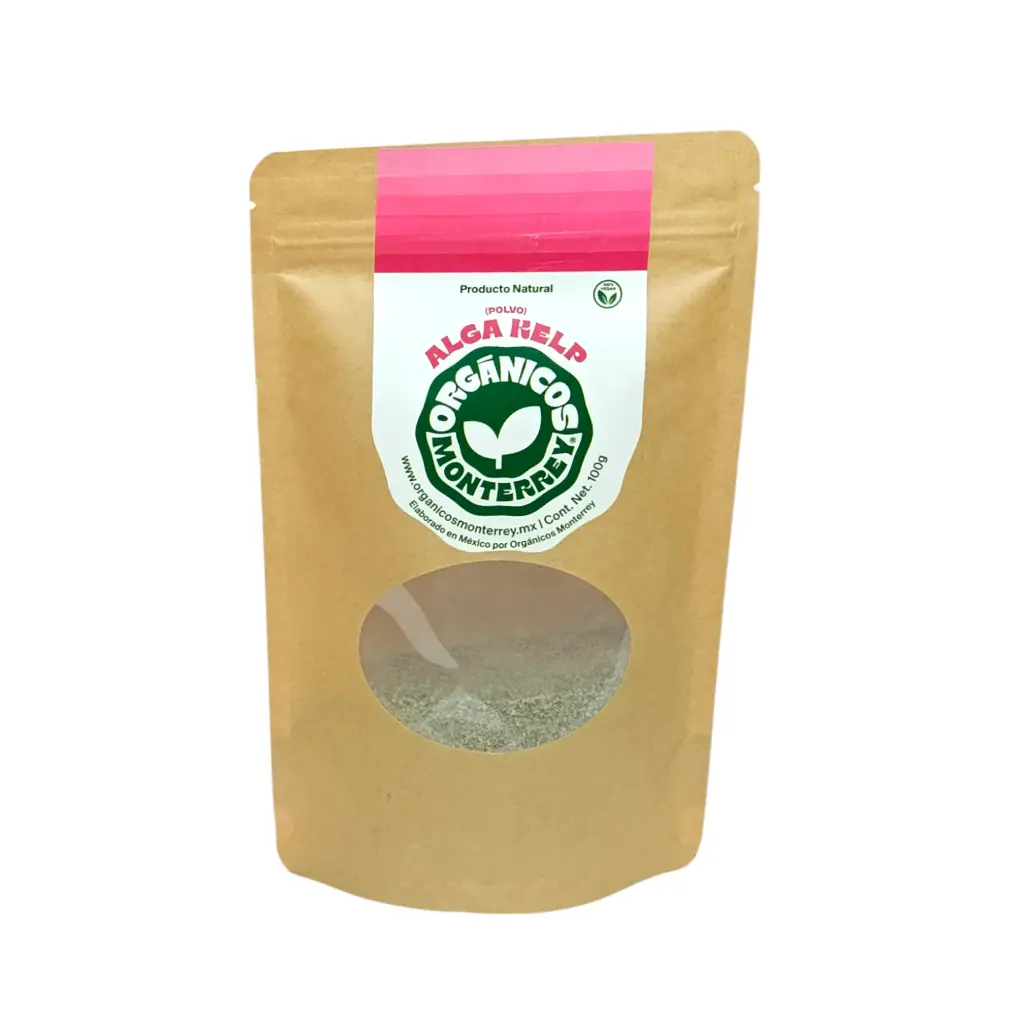 [7503021368874] Alga kelp en polvo 100gr ORGÁNICOS MONTERREY