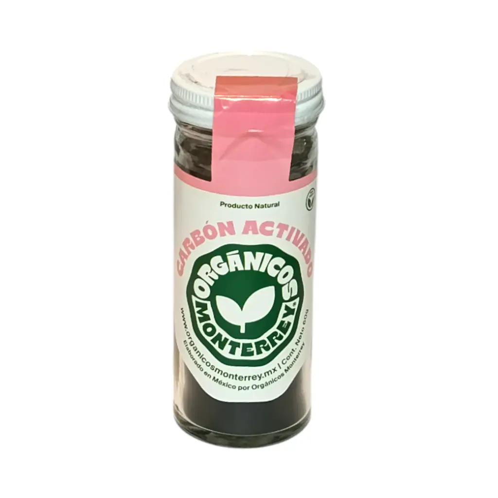Carbón activado en polvo 60gr ORGÁNICOS MONTERREY