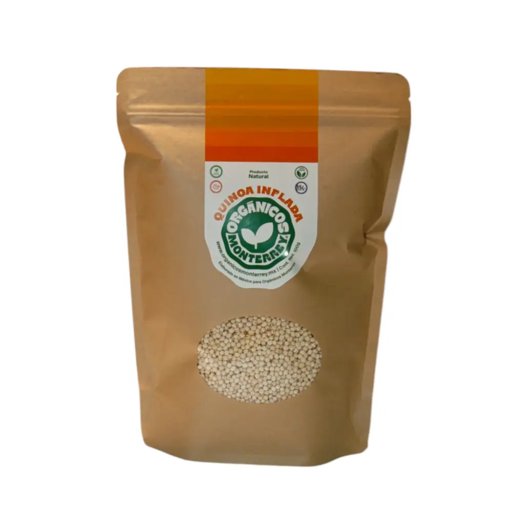 Quinoa inflada natural 100gr ORGÁNICOS MONTERREY